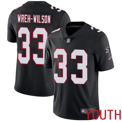 Atlanta Falcons Limited Black Youth Blidi Wreh-Wilson Alternate Jersey NFL Football #33 Vapor Untouchable->youth nfl jersey->Youth Jersey